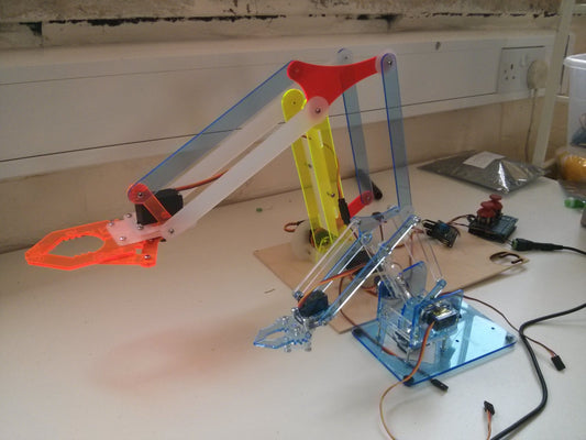 #meArm gets Supersized for a Super Secret Project!