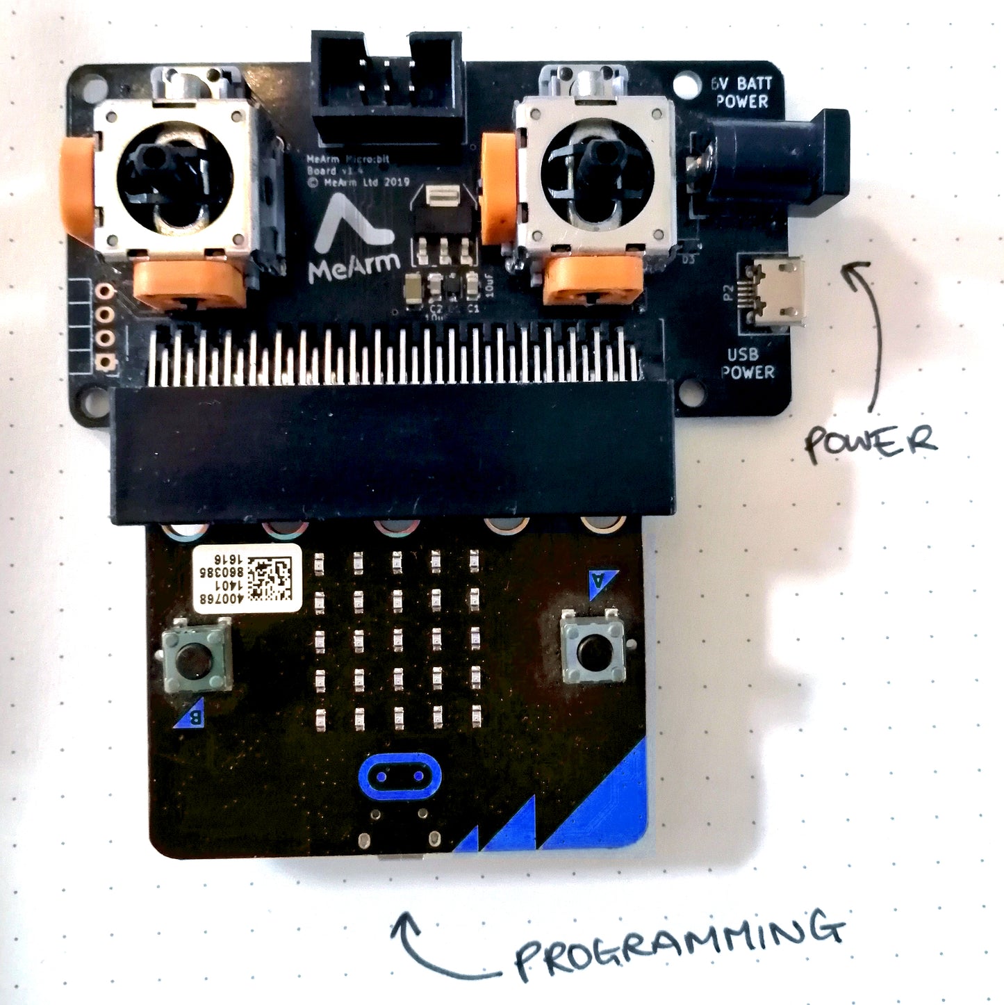 MeArm Controller Board for micro:bit